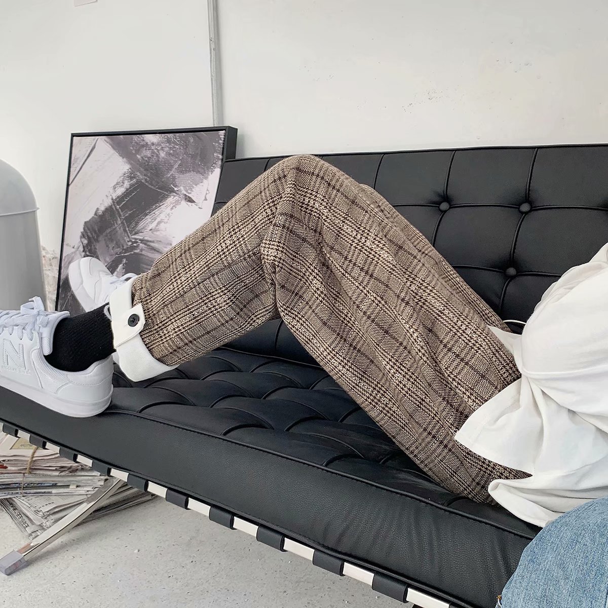 Quần họa tiết kẻ ca rô năng động trẻ trung cho nam M-2Xl | BigBuy360 - bigbuy360.vn