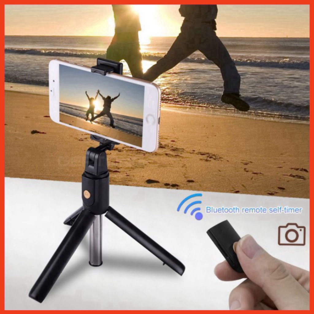 Gậy Chụp Ảnh selfie K07 Kết Nối bluetooth Không Dây Dành Cho Điện Thoại