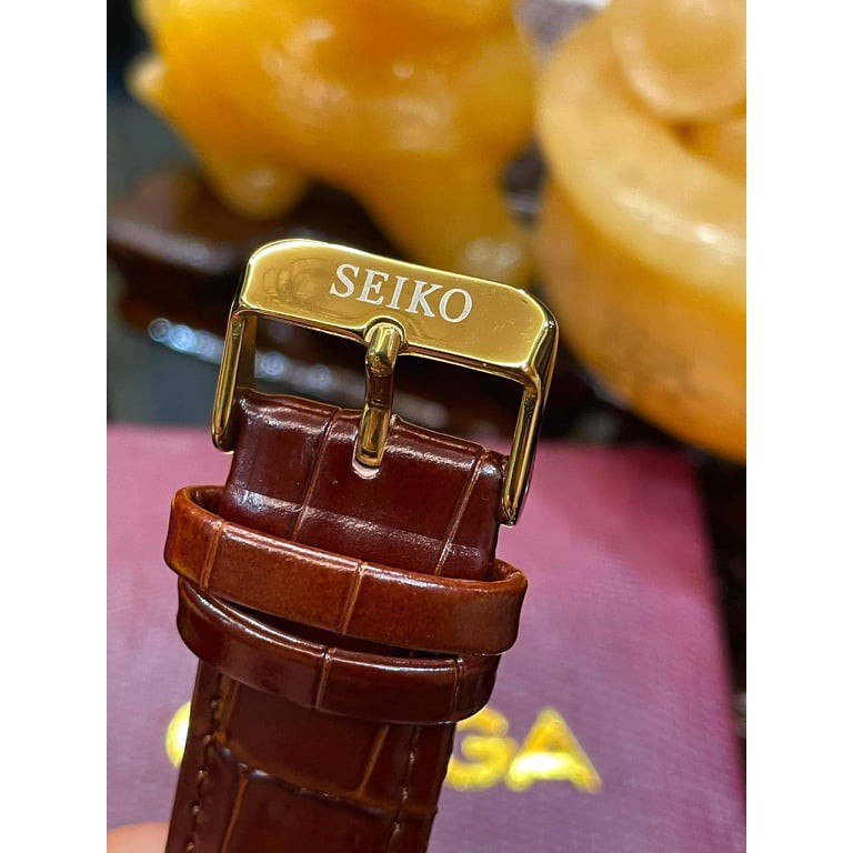 (Hàng Mới Về) Đồng hồ Nam Seiko cổ điển sang trong, thẻ bào hành 12 tháng (Seiko) Tặng Hộp Da Cao Cấp + Vòng Tì Hưu