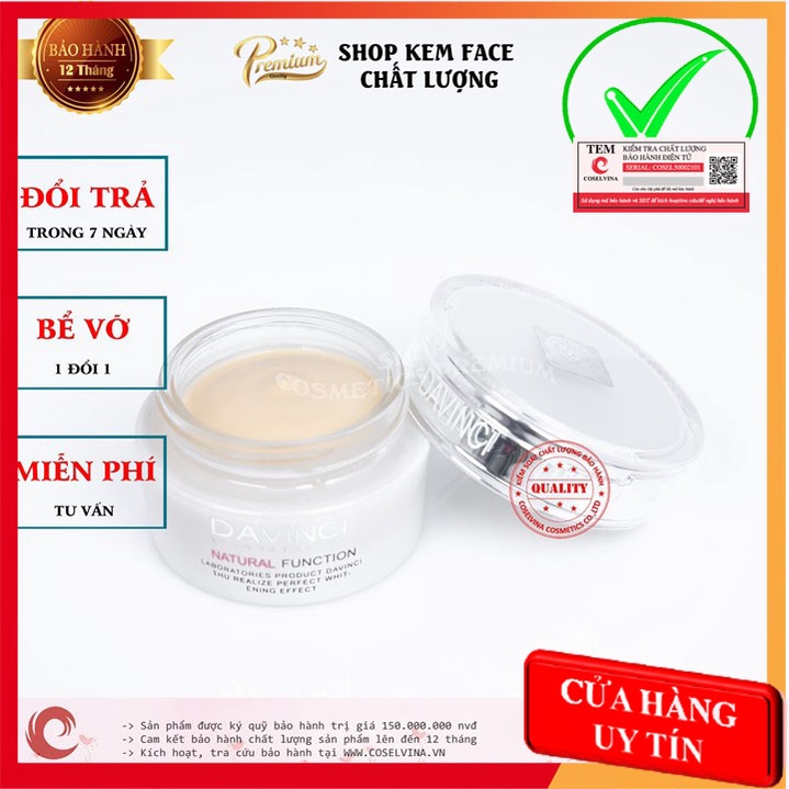 Kem Dưỡng Da Cao Cấp Davinci-30g