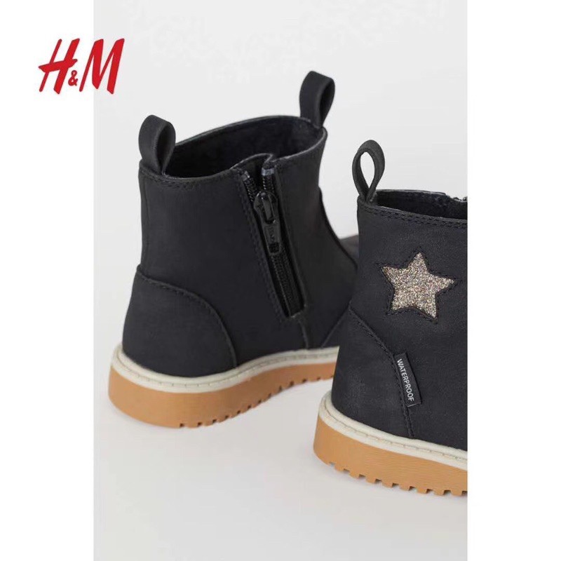 Boot HM dư xịn da lộn bé gái