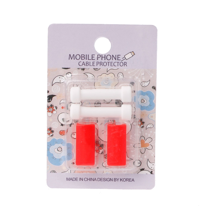 Nút bảo vệ đầu dây cáp sạc điện thoại nhiều màu