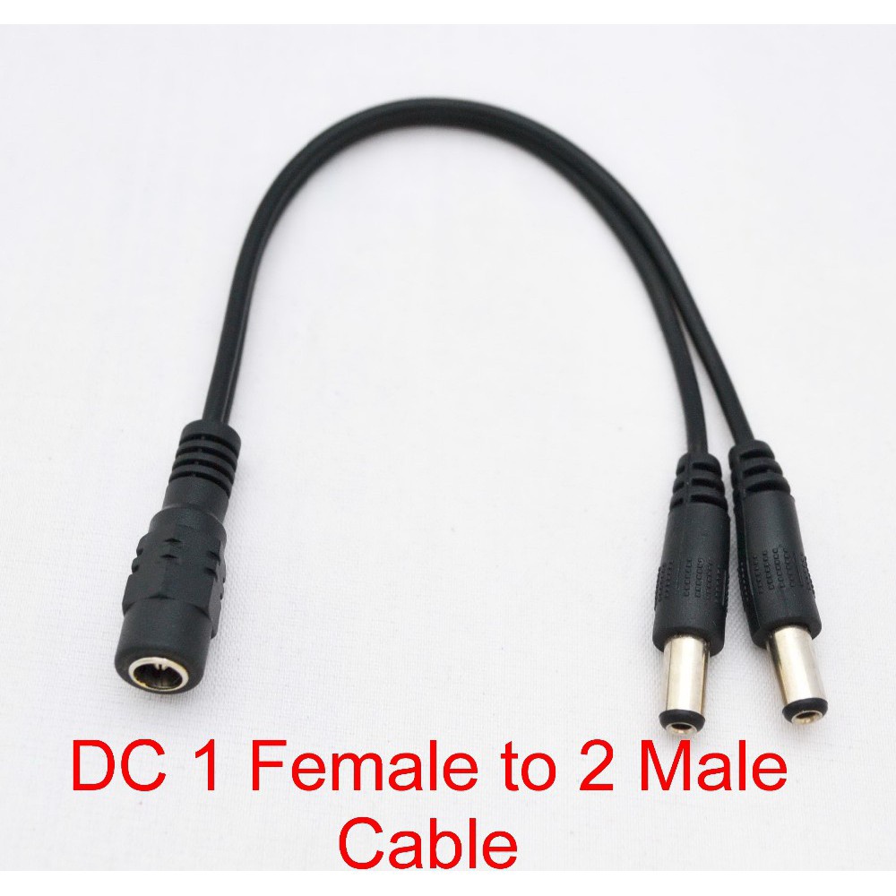 Dây cáp chia 1 cổng cắm ra 2 - 8 đầu cắm jack DC 5.5mm * 2.1mm cho LED LCD camera CCTV 12V 9V 6V 5V