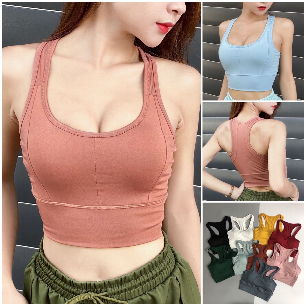 Áo Bra tập Gym Yoga Thể Thao Nữ Kèm Mút Bin Sports A204