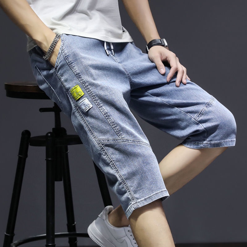 Quần Jeans Lửng Phong Cách Hàn Quốc Thời Trang Cho Nam