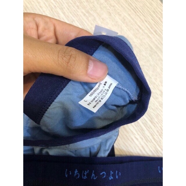 Hộp 5 Quần Lót Nam Chéo Cotton Xuất Nhật