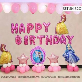 Set bóng trang trí sinh nhật -32q