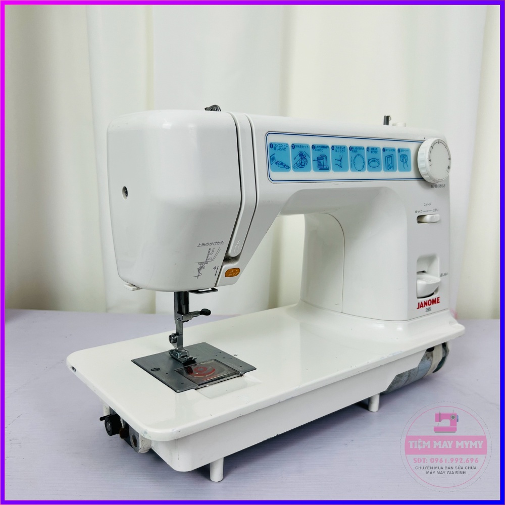 Máy May Gia Đình Nhật Bản Janome-395 Một Đường May Thẳng Siêu Bền Siêu Êm