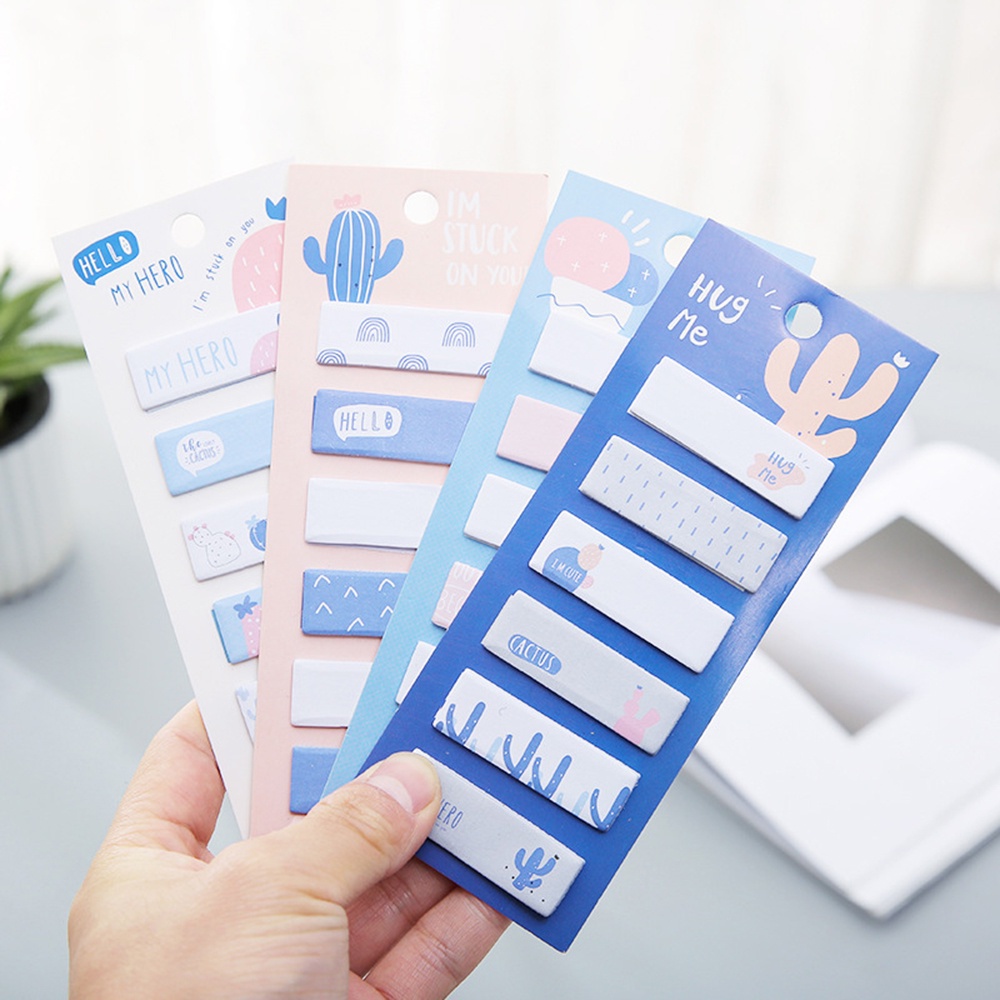 Giấy Ghi Chú Hình Cây Xương Rồng Dễ Thương Sáng Tạo Cho Học Sinh / Văn Phòng / Trường Học 81