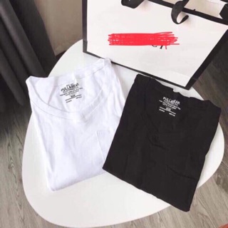 Áo thun cổ tim pull& bear