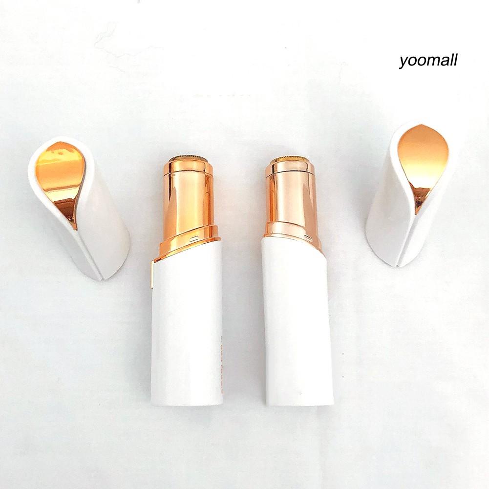 Máy tẩy lông không đau thiết kế hình thỏi son bỏ túi tiện lợi