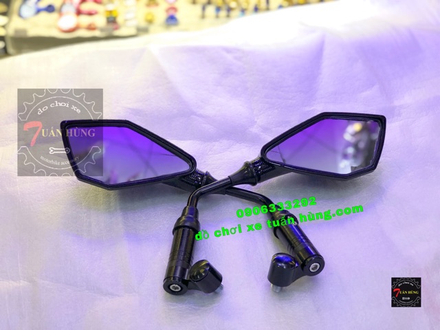 Kính chiếu hậu  x5 racing gắn xe máy - gương xe máy kiểu - đồ chơi xe máy