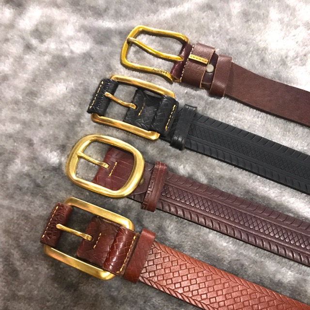 Dây nịt nam da bò 3.7cm