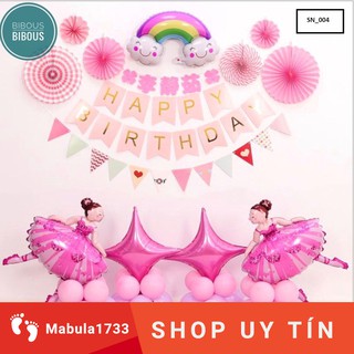 SET TRANG TRÍ SINH NHẬT BÉ GÁI,THÔI NÔI ĐẦY THÁNG BÉ HEO, PHỤ KIỆN SINH NHẬT GIÁ RẺ, GIÁ SỈ