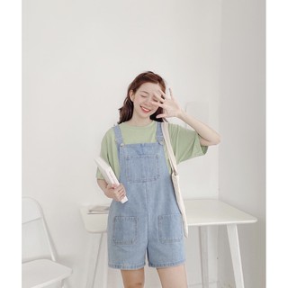 Yếm short jean 2 túi YN022