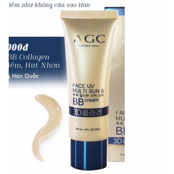 Kem BB Collagen AGC che khuyết điểm một cách hoàn hảo và tự nhiên