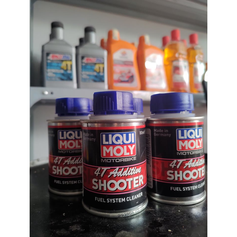 Phụ gia cao cấp làm sạch buồng đốt Liqui Moly 4T Additive Shooter - Carbon Cleaner 80ml