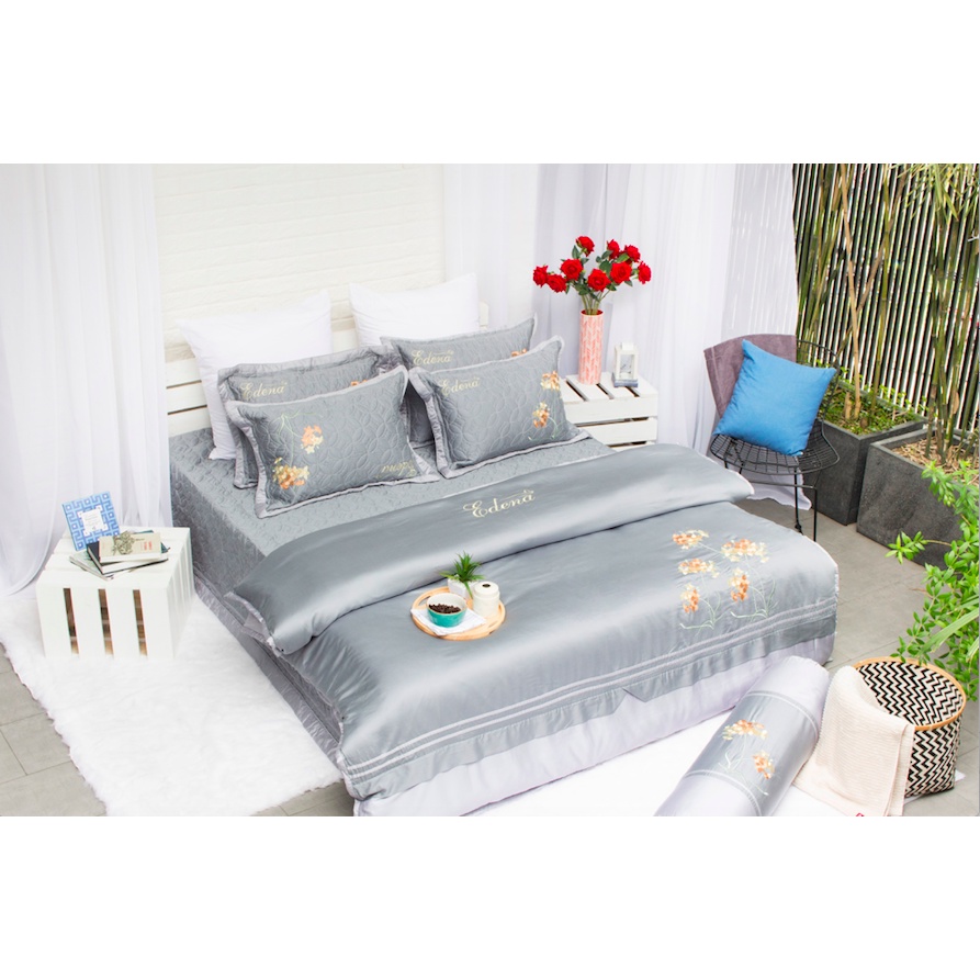 Bộ ga  nệm Tencel Edena mẫu 736 - Chính Hãng , Cao Cấp in Maybeding