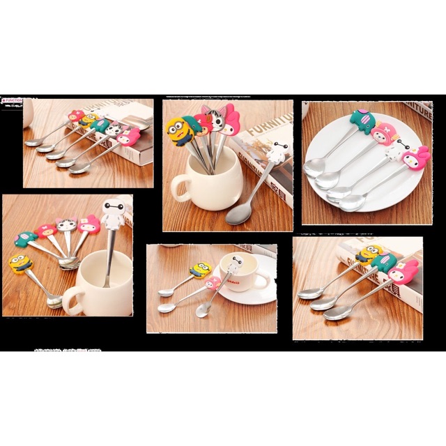 Muỗng Ăn Dặm Inox Hoạt Hình