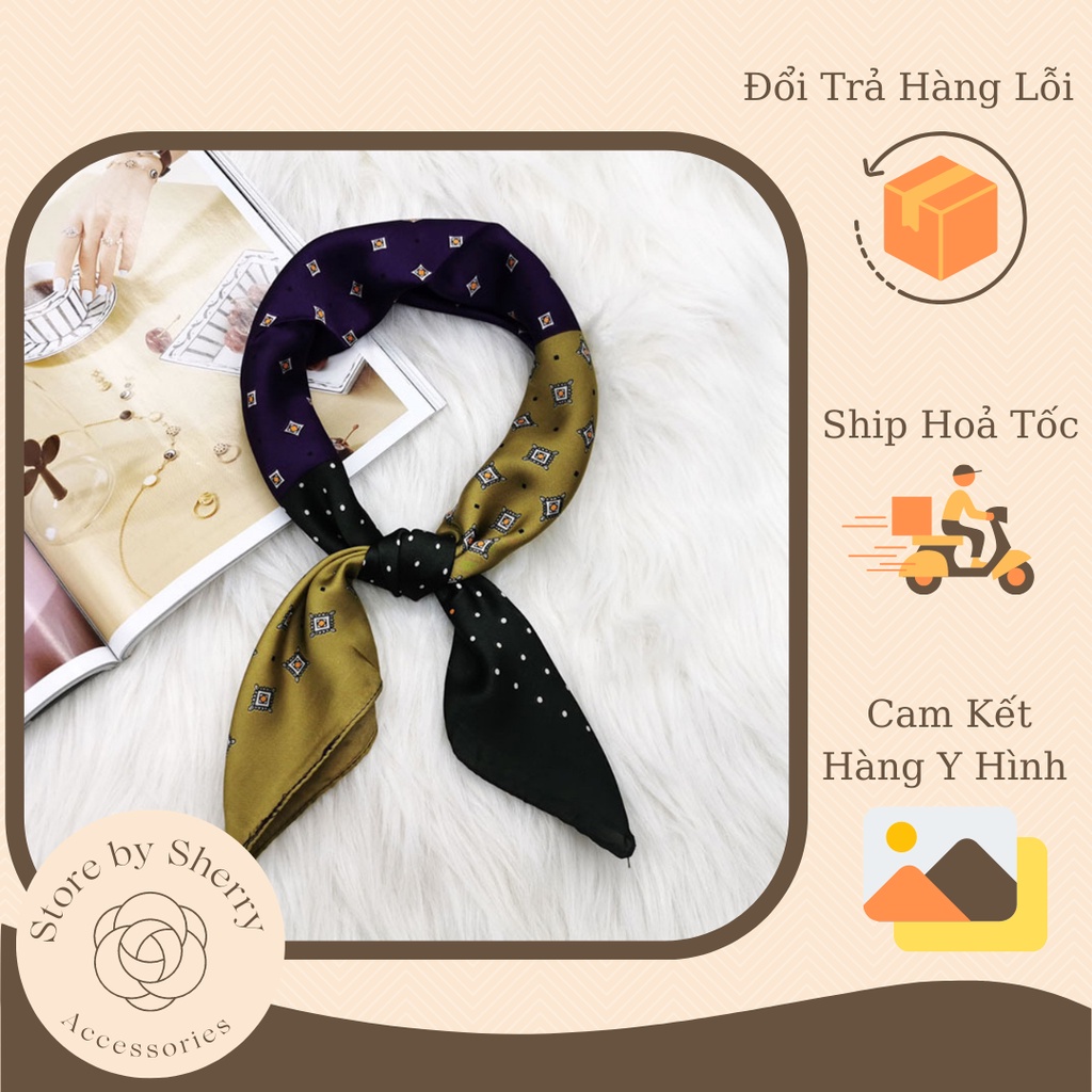 Khăn lụa Polyesyer