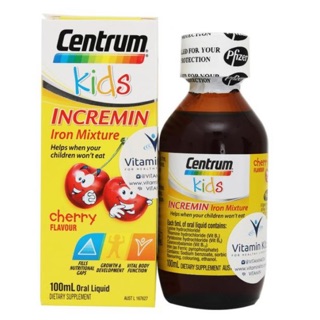 Centrum Kids Incremin 200ml – Vitamin dành cho bé biếng ăn