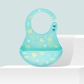 Yếm ăn dặm cho bé platinum silicone KUB