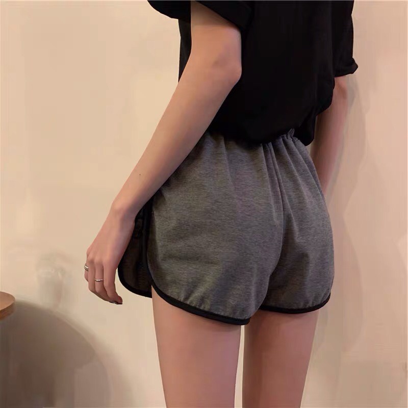 Quần đùi nữ viền sọc mặc nhà ALALA đủ màu sắc Quần Đùi Nữ Ngắn Chạy Viền Tập Gym