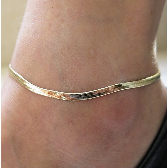 Vòng Đeo Cổ Chân Bằng Kim Loại Thời Trang Cá Tính