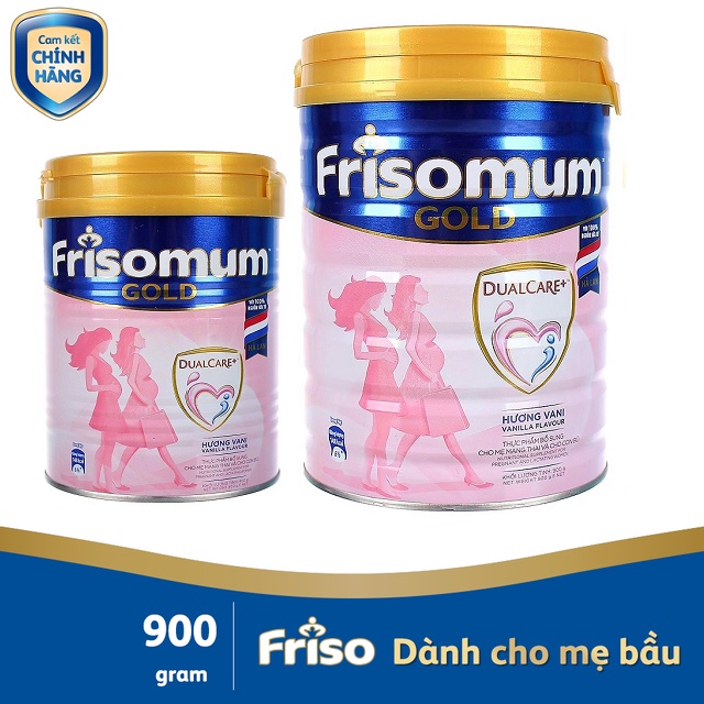 Sữa Frisomum Friso mum gold vị vani/cam 400g, 900g [Date 2024]