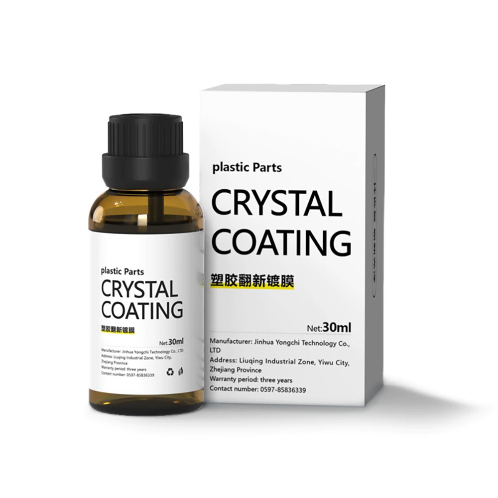 Bộ Phủ Thủy Tinh Đen Nhựa Cô Đặc Plastic Crystal Coating