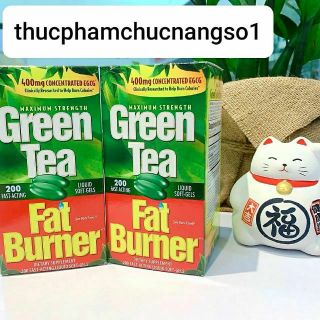 Green tea fat burner 400mg giảm cân trà xanh cam kết chính hãng