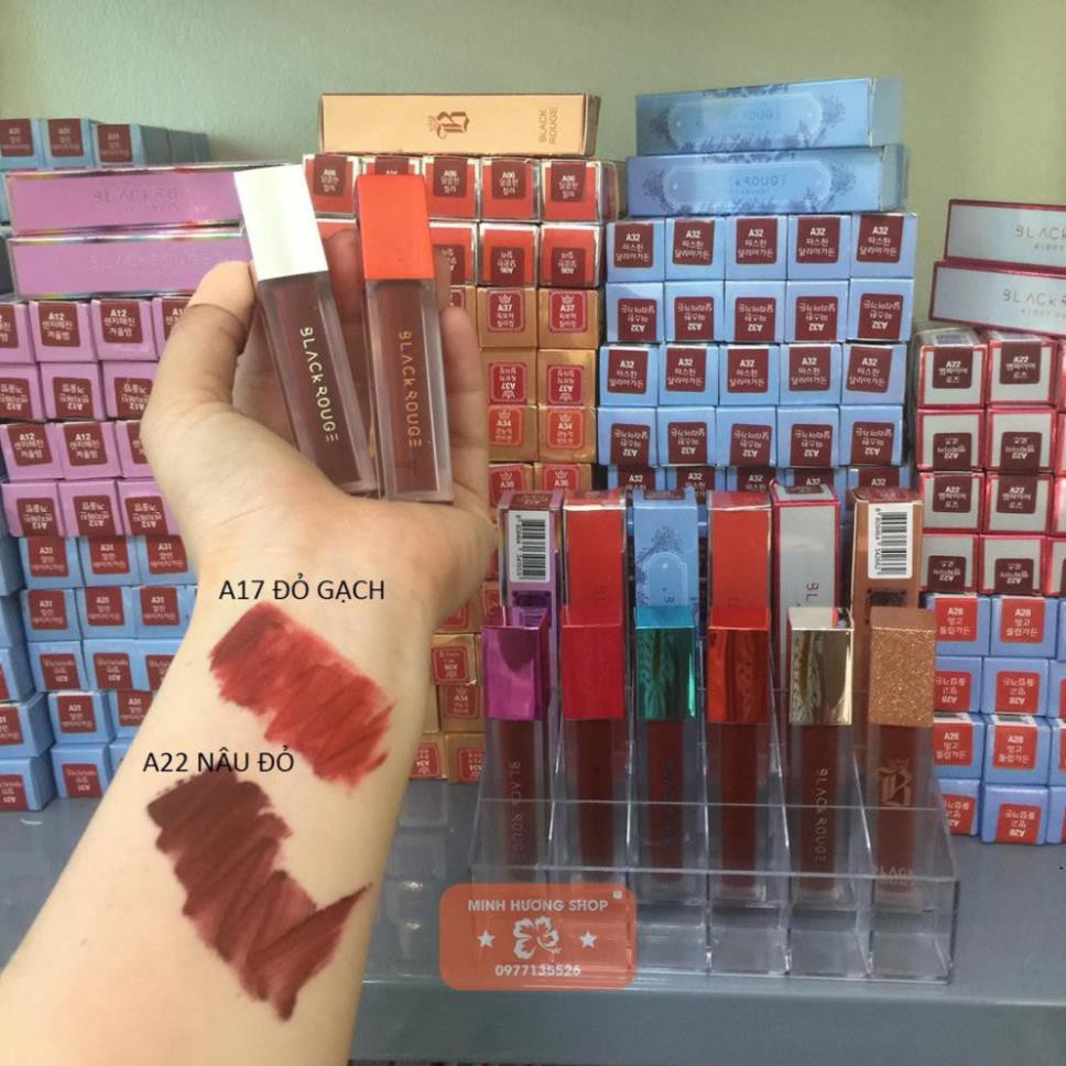 Son kem HANDMADE a22 a17 mix màu ( thiết kế son BLack Rouge hottrend ) | BigBuy360 - bigbuy360.vn