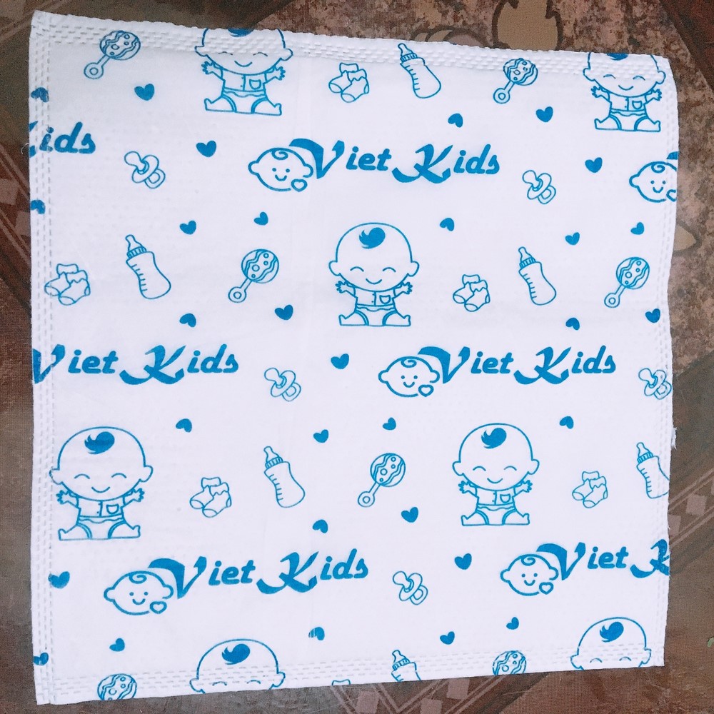 Gói  giấy lót phân xu bông Viet Kids