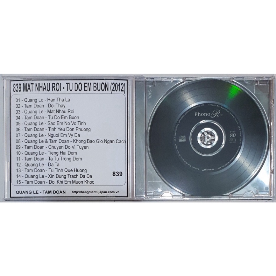 Bộ 5 dĩa ca sĩ quang lê chất lượng cao combo 1