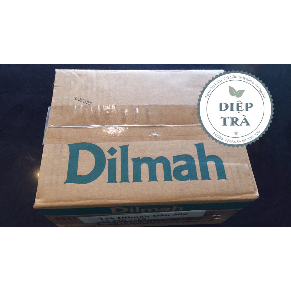 Trà đào Dilmah (25 tép * 1,5gr) (gói 30gr) (Túi XANH ko hộp tiết kiệm giá thành)
