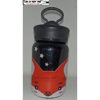 Bình Thủy Tinh IN HÌNH THỎ MS13 350ml