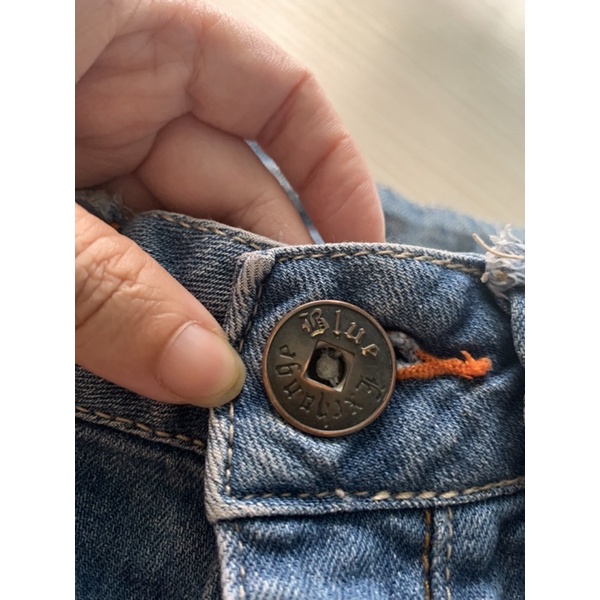Quần đùi jeans size 28 blue exchange