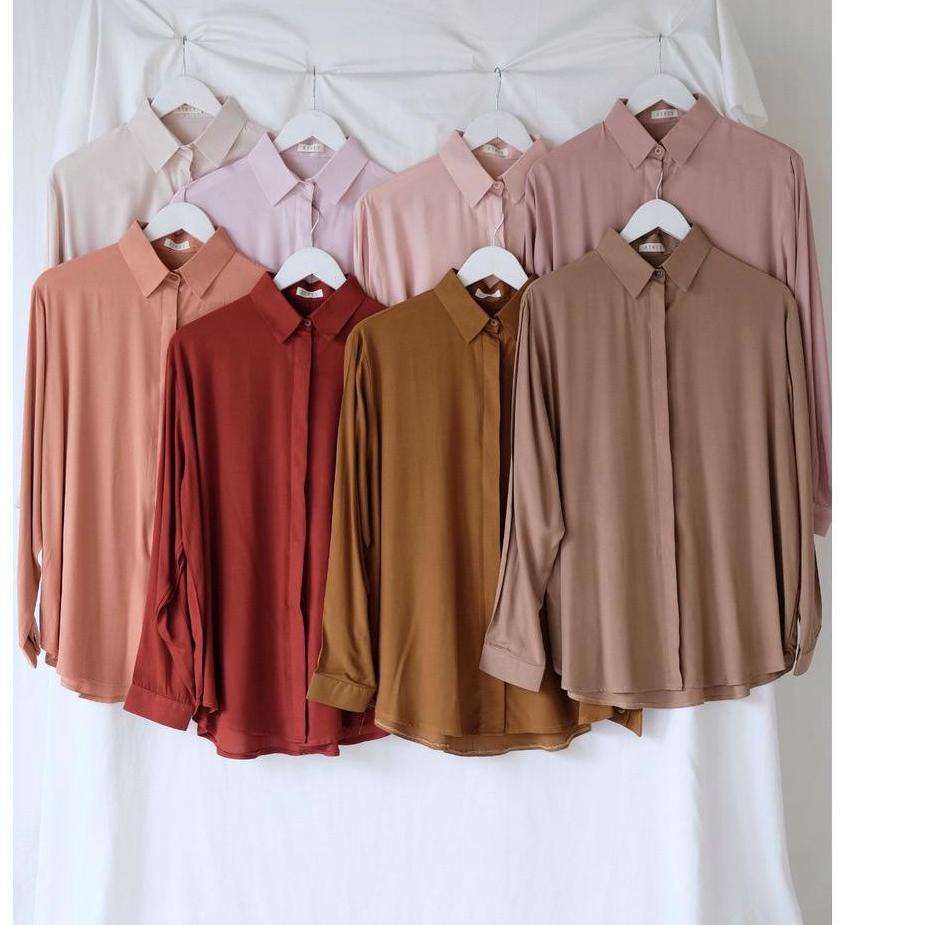 Gfs AT Chảy Áo Sơ Mi RAYON OVERSIZE XXL