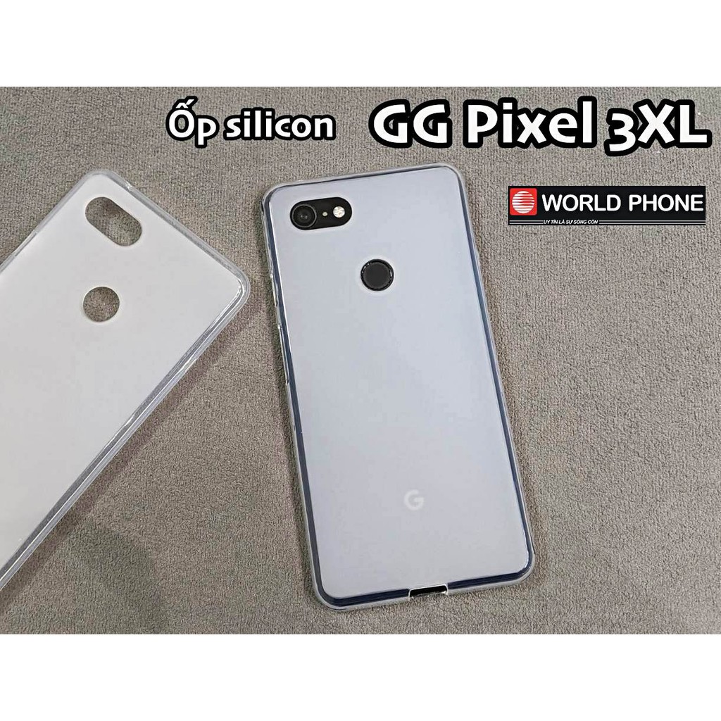 Ốp lưng Google Pixel 3/ Pixel 3 XL, Ốp trong dẻo , Silicon TPU GG pixel 3, Pixel 3XL