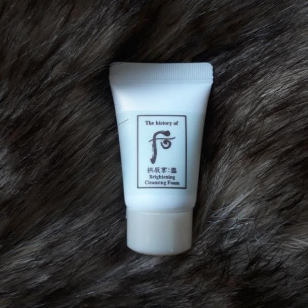 Sữa rửa mặt làm trắng sáng da Whoo Brightening Cleansing Foam 13ml - Chính hãng LG Vina