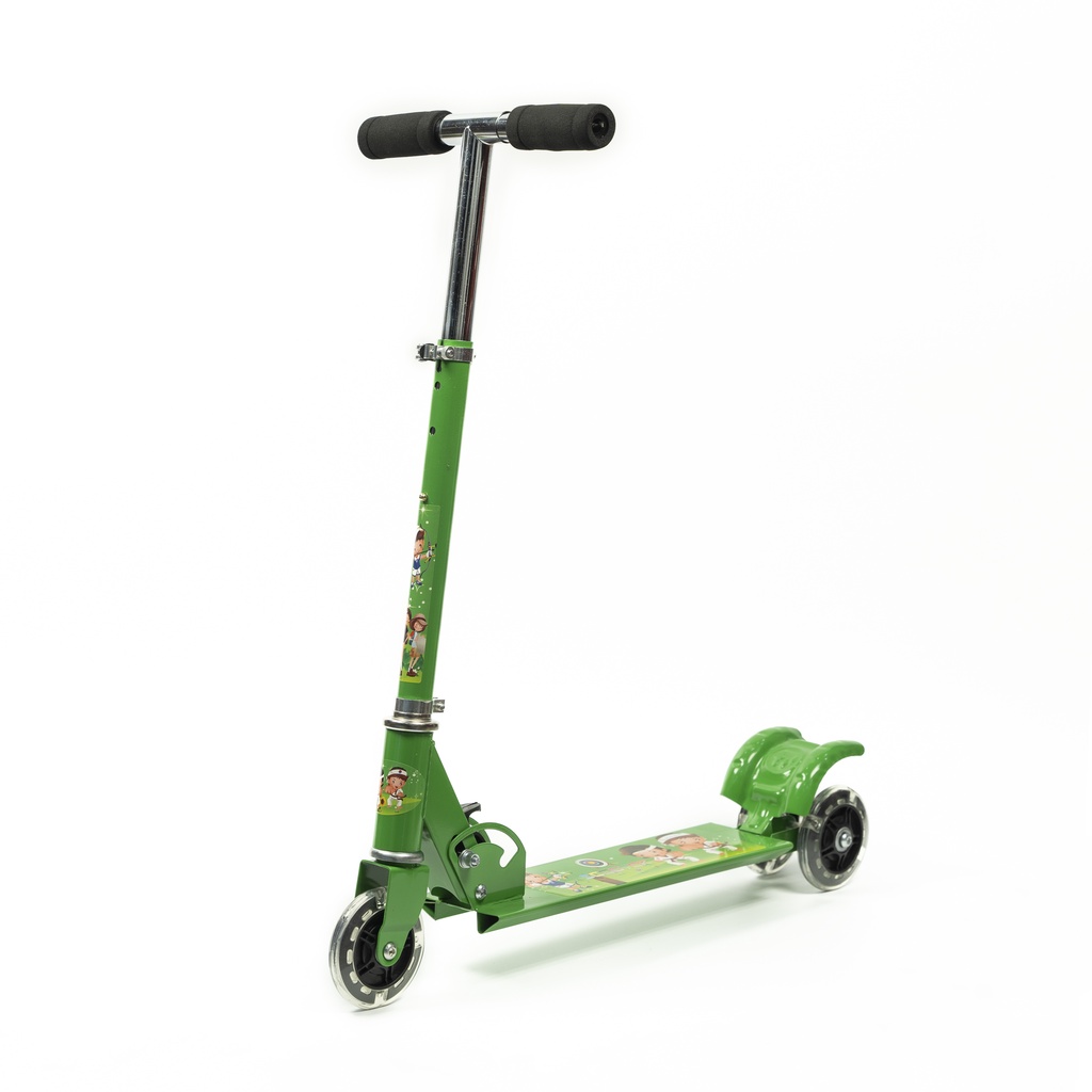 Xe Trượt Scooter Cougar 951 Chính Hãng Dành Cho Trẻ Em, Có 3 Bánh Phát Sáng, Điều Chỉnh Được Chiều Cao