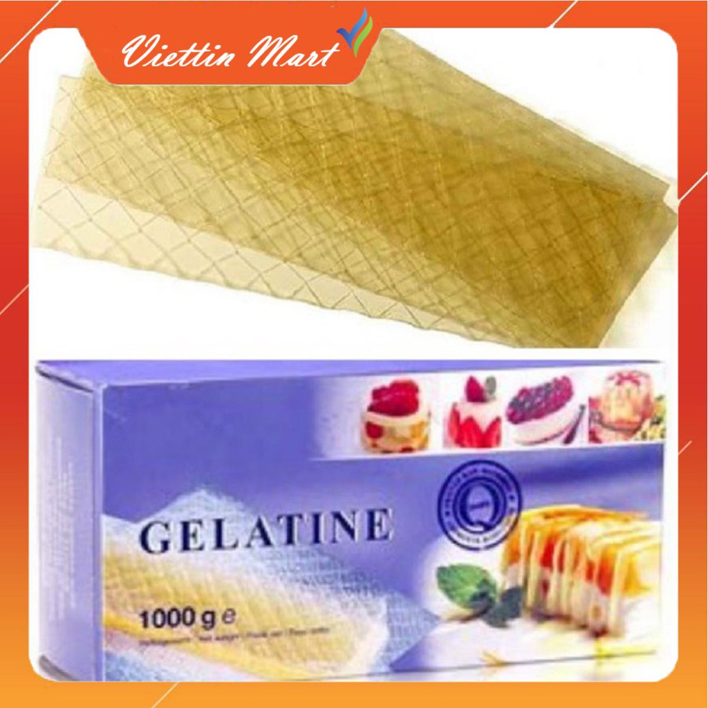 1 lá gelatine (làm bánh, kẹo)