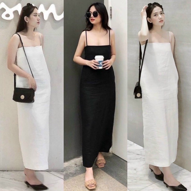 ĐẦM MAXI HAI DÂY TRƠN
