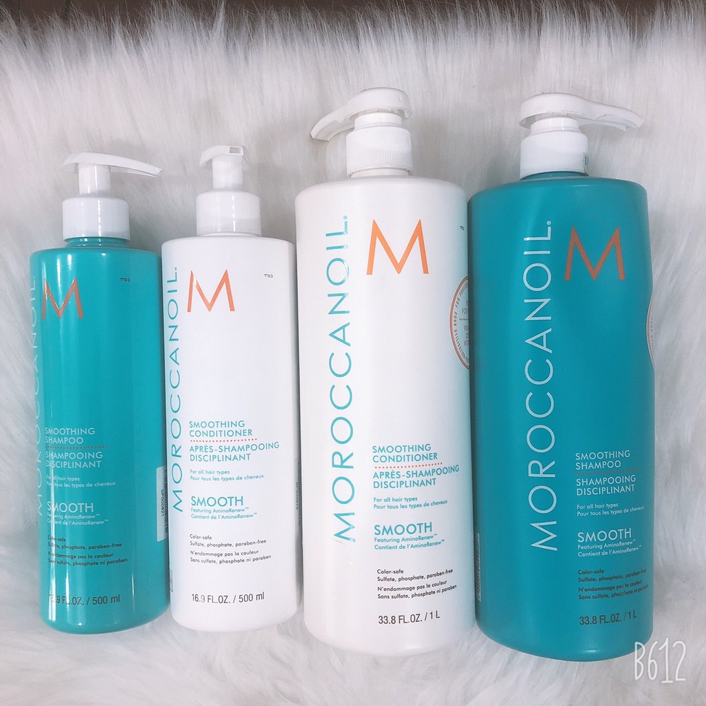 BỘ GỘI XẢ SUÔN MƯỢT MOROCCANOIL SMOOTH 250ML / 500ML VÀ 1000ML