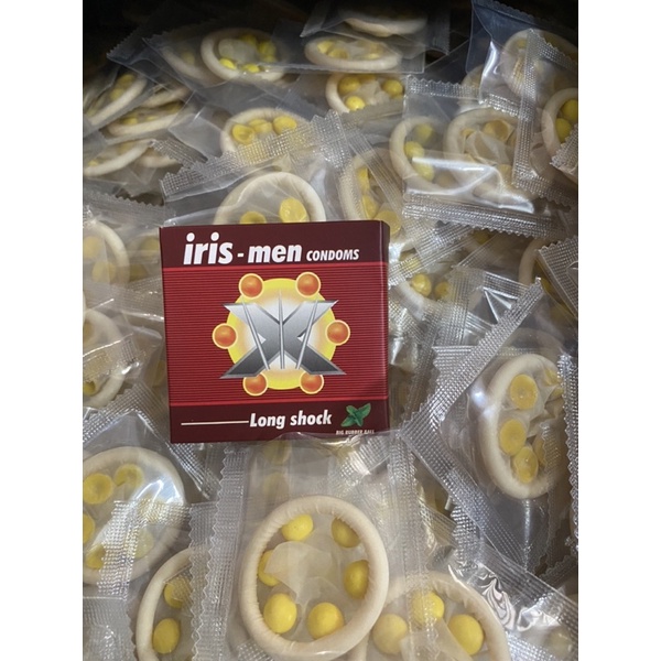 Bao cao su iris, benzocaine