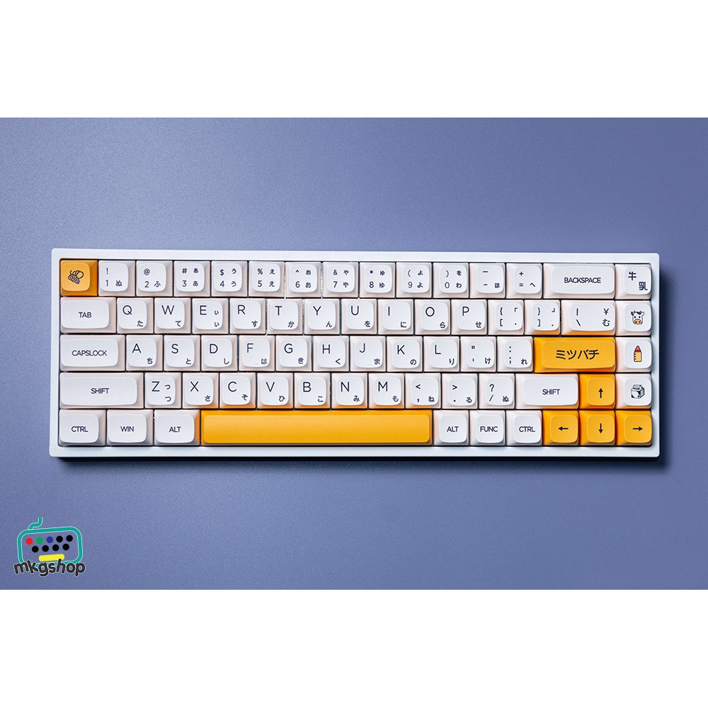 Keycap XDA Milk & Honey nhựa PBT Filco, leopold, ikbc, dareu, keychrone,...