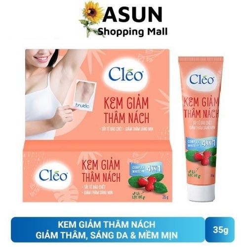 Kem Giảm Thâm Nách Giúp Sáng Da, Mềm Mại Cleo 35g