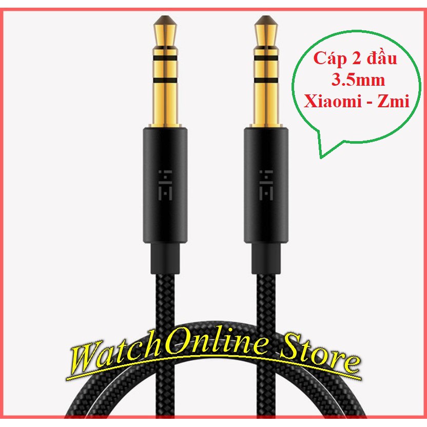 Cáp AUX 2 đầu 3.5mm ZMI AL103 1m / Cáp âm thanh 3.5mm