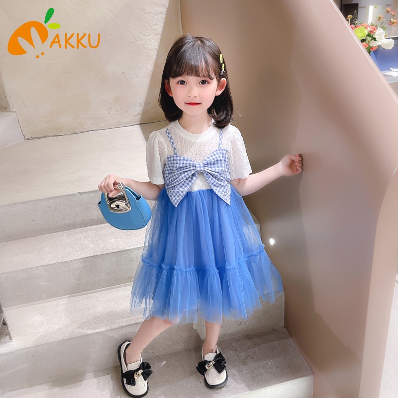 Đầm Ren Xòe Phối Nơ Xinh Xắn Dành Cho Bé Gái 2 Tuổi