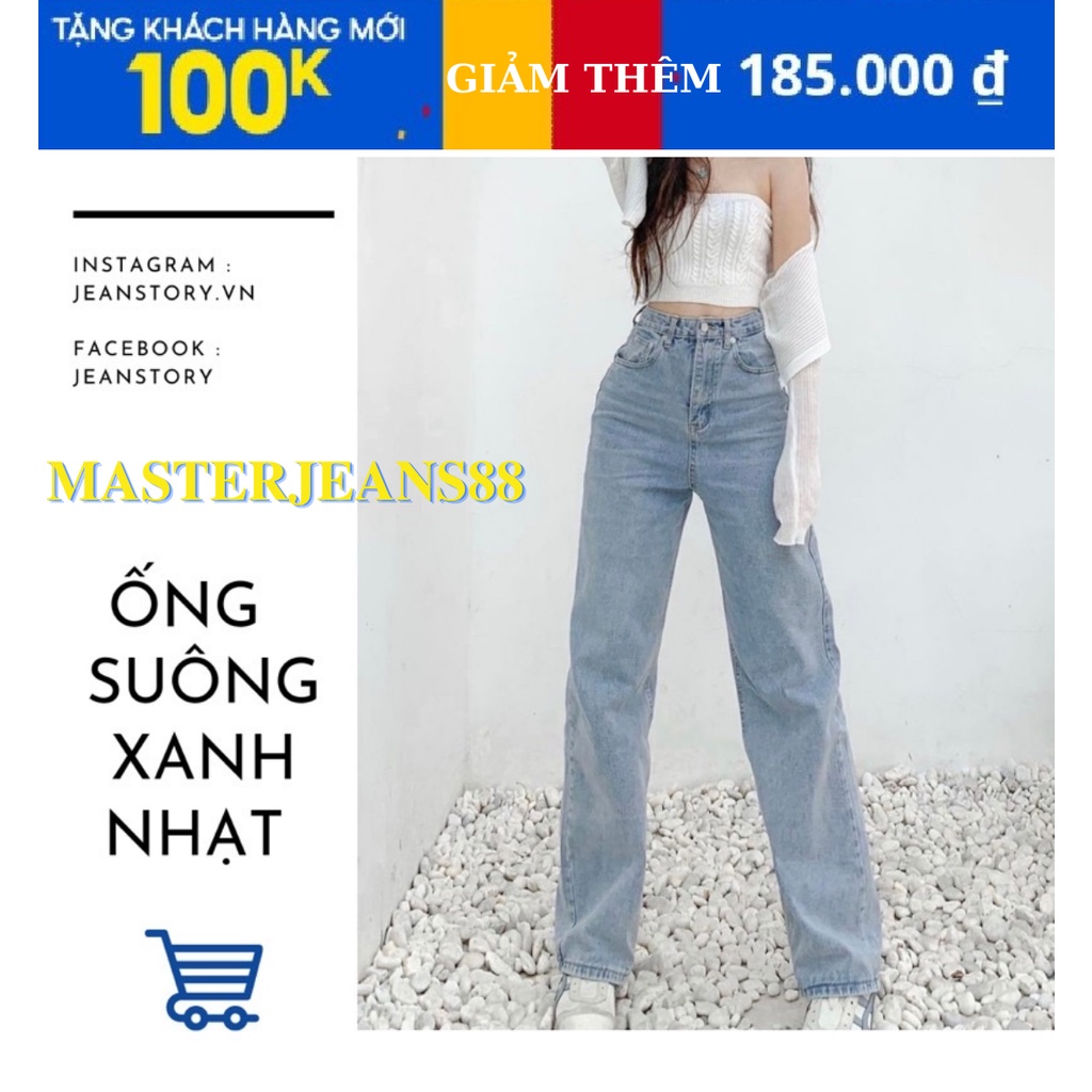 Quần Suông Dài Bigsize Nữ - Basic - Lưng Siêu Cao / Ống Rộng QUẦN JEAN NỮ / NAM